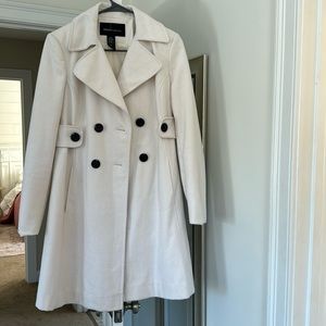 Cream white Moda dress peacoat